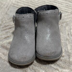 Stride Rite Sparkly Gray Kids Boots